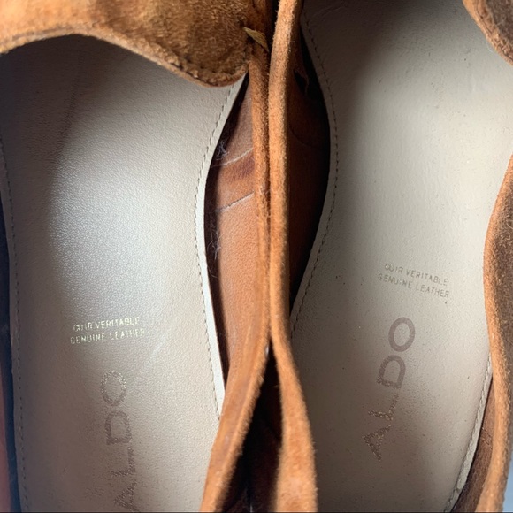 Aldo Leather & Suede Loafers Size 5 - Picture 7 of 8